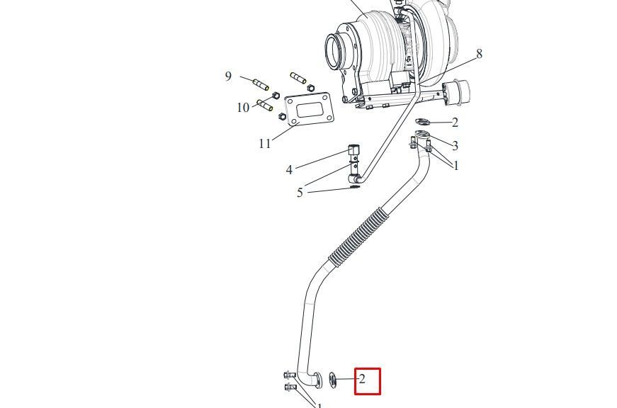 «Прокладка маслоотделителя FAW J6 CA6DM2 1118094-81D» – №1