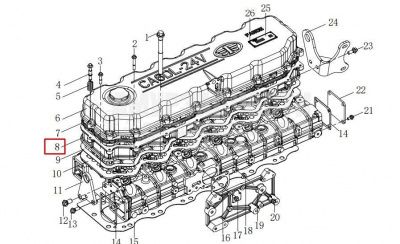 «Проставка ГБЦ CA6DL 1003061B621-0000» – №1