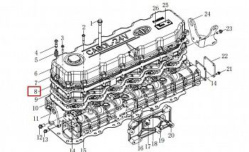 «Проставка ГБЦ CA6DL 1003061B621-0000» – №1