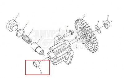 «Втулка масленого насоса CA6DL 1011013-29D» – №1