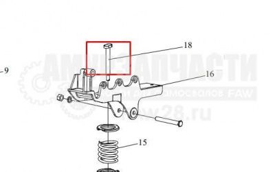 «Болт гайка торсиона кабины (центральный) 5001103-A01 CQ39714» – №1
