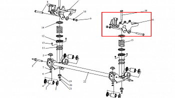 «Кронштейн торсиона кабины верхний L 5001091-AO1» – №1