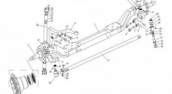 «Передняя ось всборе 3000010В14В/А» – №1