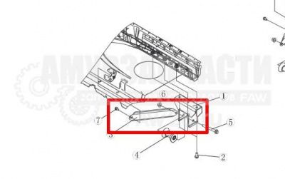 «Косой замковый кронштейн 5001441-B45/B» – №1
