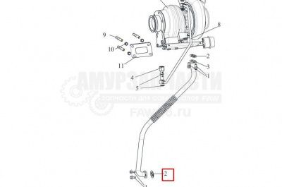 «Прокладка маслоотделителя FAW J6 (6x4) 1118094-29D» – №1