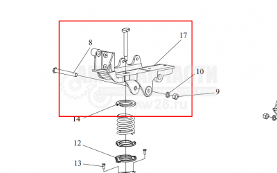 «Кронштейн торсиона кабины верхний R 5001092-AO1» – №1