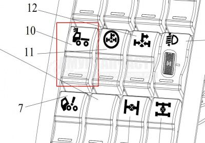 «Клавиша световой сигнализации J6 3763070-B27/A» – №1