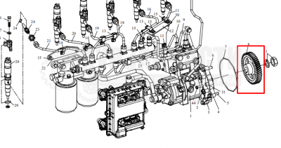 «Шестерня ТНВД CA6DL 1111216-630-0000» – №1