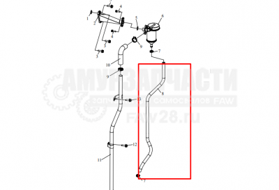 «Шланг сапуна DL 1014022-630-0000» – №1