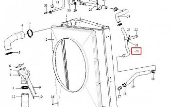 «Возвратная труба в сборе 1311035-61C» – №1