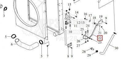 «Пластина крепления радиатора 1302040-14B» – №1