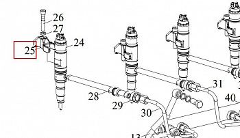 «Кронштейн (держатель) форсунки 81D 1112011-81D» – №1