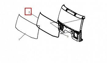 «Уплотнитель лобового стекла FAW J6 5206022-D03/A» – №1