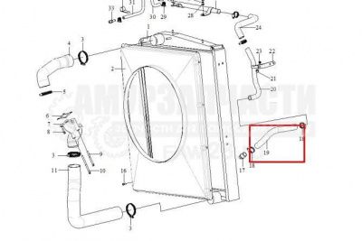 «Передний возвратный шланг 1311031-13C» – №1