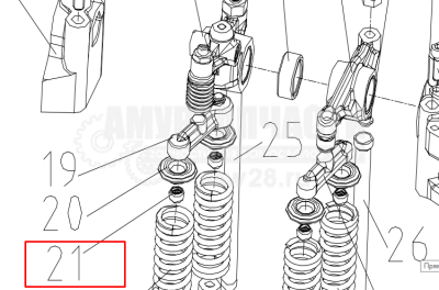 «Сухарь клапана CA6DL 1007028-29D» – №1