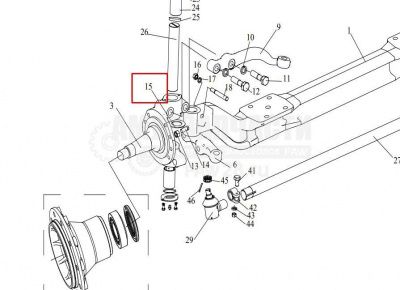 «Шайба регулировочная шкворняя Faw 3001041-4E» – №1