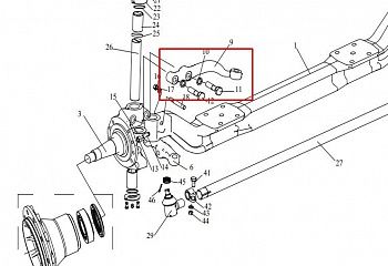 «Сошка (рычаг) рулевая продольной тяги (верхняя) FAW J6 2019 3001034-14B/C» – №1