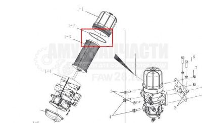 «Уплотнительное кольцо сепаратора 1105036-2007/A» – №1