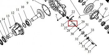 «Вал вилки блокировки МОД 2406026-АОЕ» – №1
