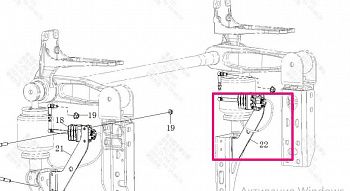 «Кронштейн клапана регулировки высоты R 5001142A2035/C» – №1