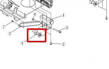 «Гидрозамок и втулка опрокидывания кабины J7 5001435-B90/F» – №1