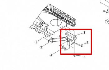 «Замковый кронштейн J7 5001425-B90/F» – №1
