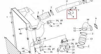 «Кронштейн впускной трубы интеркуллера 1119035-86U» – №1