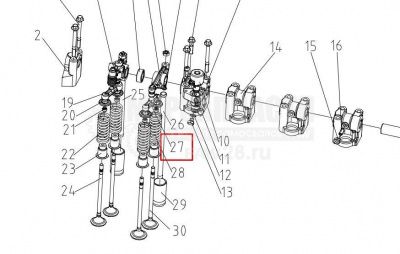 «Мост впускного клапана CA6DL 1007012-29D» – №1