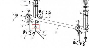 «Втулка торсиона кабины (нижняя) 5001076B109» – №1