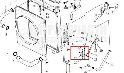 «Кронштейн крепления радиатора 1302043-14B/A» – №1