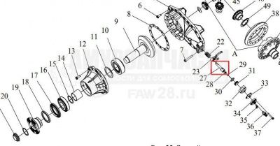 «Вал вилки блокировки МОД 2406026-АОЕ» – №1