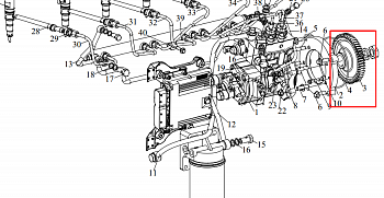 «Шестерня ТНВД CA6DM 1111216-81D» – №1