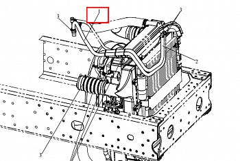 «Шланг охлаждающей жидкости DL J6 8116711-14B/C» – №1