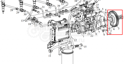 «Шестерня ТНВД CA6DM 1111216-81D» – №1