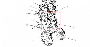 «Шестерня распредвала CA6DМ (большая) 1006040-81D» – №1