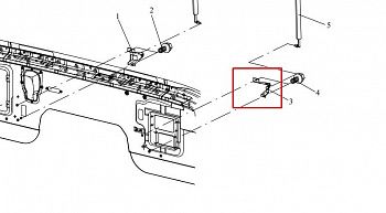 «Кронштейн амортизатора капота нижний правый 5302445-АО1» – №1