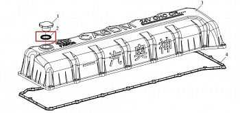 «Кольцо уплот. крышки маслозаливной горловины 1003036-81D» – №1