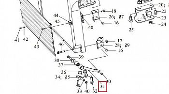 «Натяжная пластина радиатора в сборе 1302040-96W» – №1