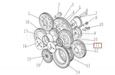 «Втулка шестерни распредвала CA6DL 1006062-29D» – №1