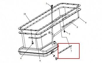 «Планка масляного поддона CA6DM2 1009023AM54-082T» – №1