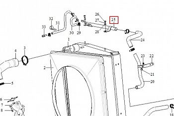 «Соединительная труба радиатора CA6DM2 1311025-61C» – №1