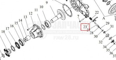 «Вилка блокировки МКД 2406024-A0E» – №1