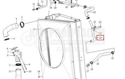 «Возвратная труба в сборе 1311035-61C» – №1
