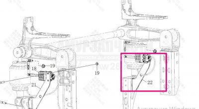 «Кронштейн клапана регулировки высоты R 5001142A2035/C» – №1
