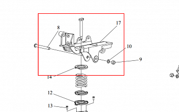 «Кронштейн торсиона кабины верхний R 5001092-AO1» – №1