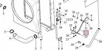 «Пластина крепления радиатора CA6DM2 1302040-14B» – №1
