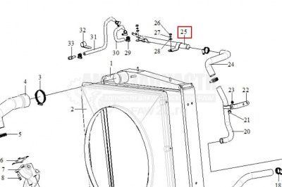 «Соединительная труба в сборе 1311025-61C» – №1