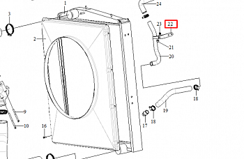 «Держатель трубок радиатора DM 1311083-61C» – №1