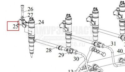 «Кронштейн (держатель) форсунки 81D 1112011-81D» – №1