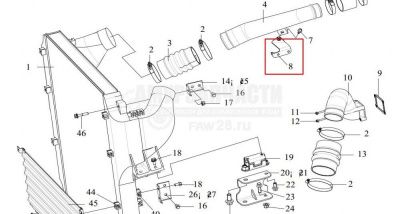 «Кронштейн впускной трубы интеркуллера 1119035-86U» – №1